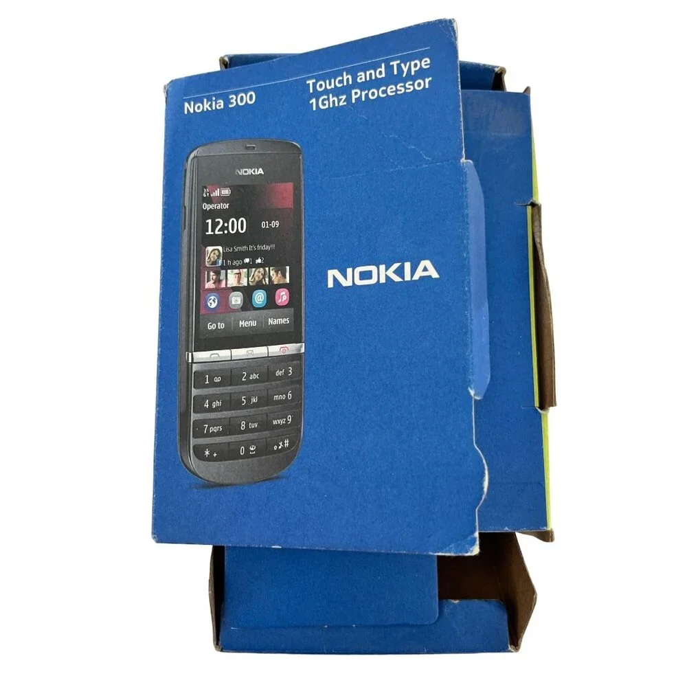 Nokia Asha 300 Complete Charger Accessories Buds‎ Manual Orig Box Works